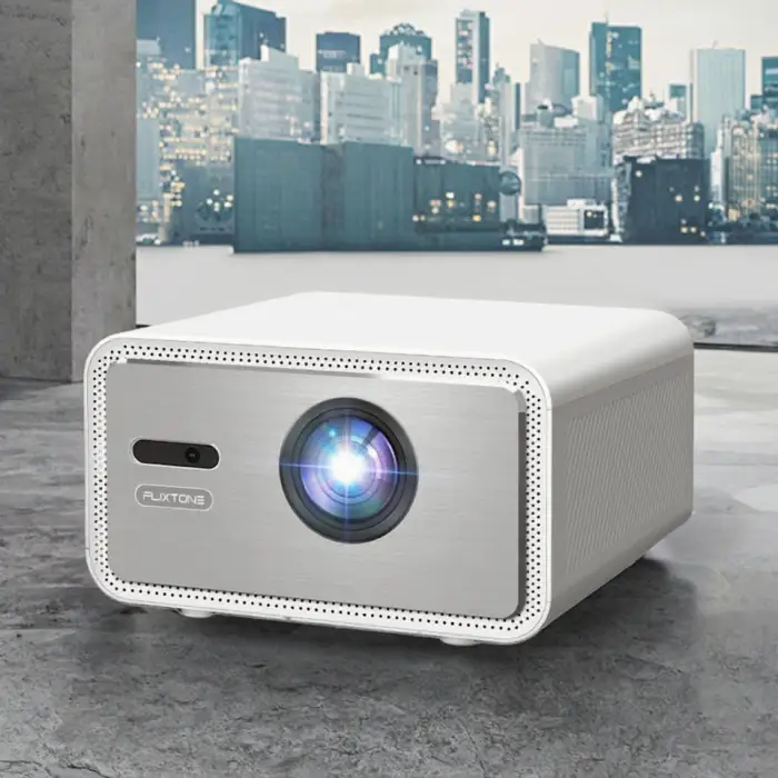 Seeball D9W Mini Projector 1080p Android 12.0 Home Theater Projector with LED Lamp Auto Focus Lens 2G RAM 4K Support