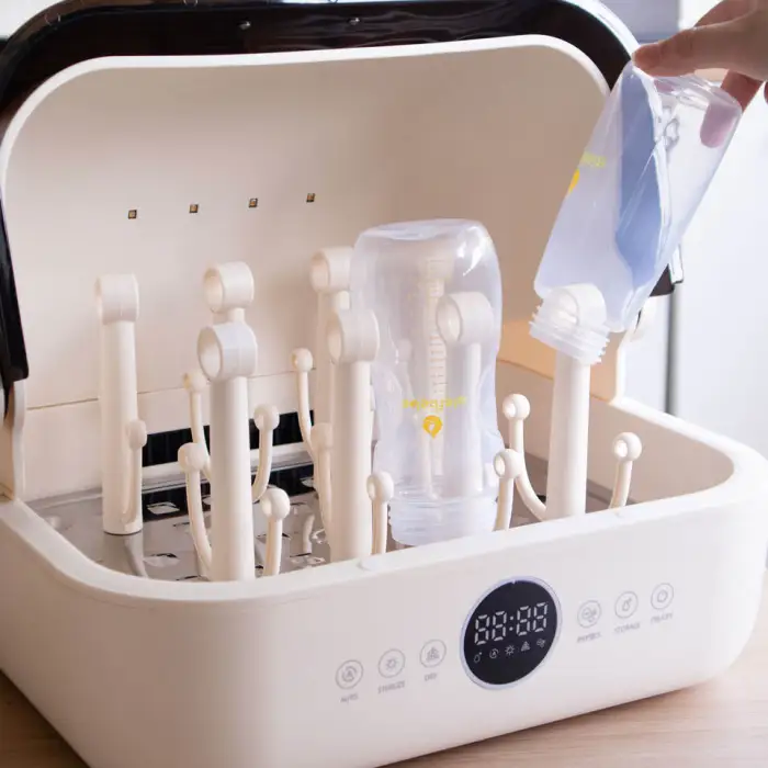 Large Capacity Steam Sterilizer Dryer for Baby Feeding Disinfecting Breast Milk Bottle High-Capacity Baby Bottle Sterilizer