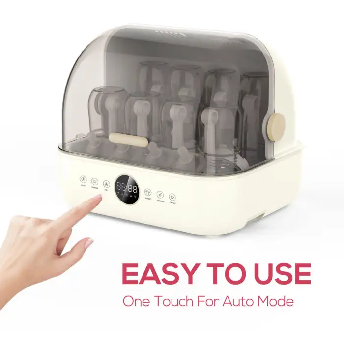 Large Capacity Steam Sterilizer Dryer for Baby Feeding Disinfecting Breast Milk Bottle High-Capacity Baby Bottle Sterilizer