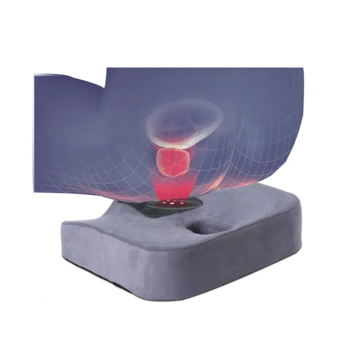 Peroneal Moxibustion Prostate Treatment Massager LED Red and Blue Light Physical Instrument for Male/Female Body Care