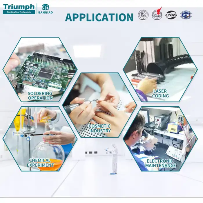 Beauty Salon Moxibustion Smoke Exhaust Device Air Cleaning Equipment