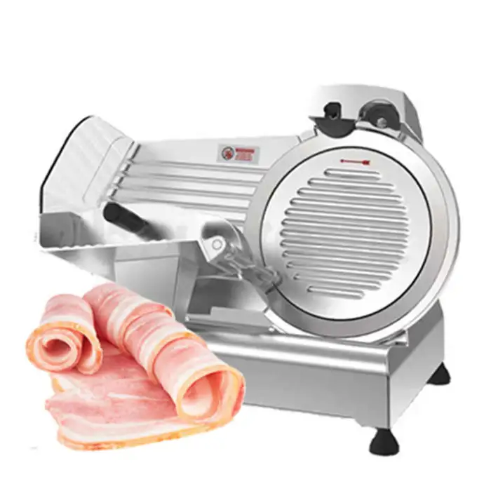 Semi Automatic Aluminum Meat Vegetable Cutting Cutter Machine Potato Bacon Cheese Cucumber Sausage Meat Slicer for Home Kitchen