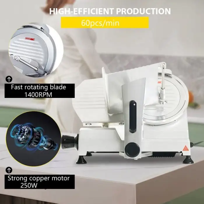 Meat Slicer Sheep Butcher Machine for Home Retail Restaurant Meat Cheese Food Ham Slicer Commercial / Chopped Meat Machine