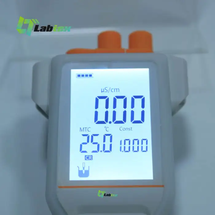LABTEX 0.01μS/cm Conductivity Meter Portable Lab Industrial Electrical TDS Thermal Handheld Water Quality Analyzer