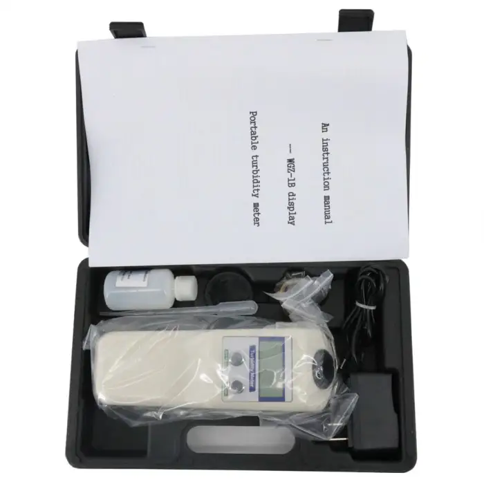 WGZ-1B Scattered Light Turbidity Meter Water/Transparent Liquids Scattering Degree Tester Measuring Range 0-200NTU