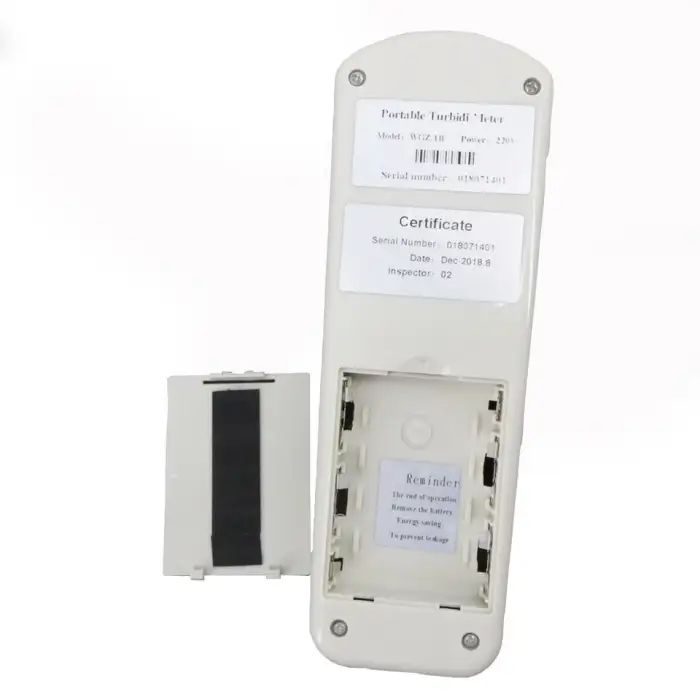 WGZ-1B Scattered Light Turbidity Meter Water/Transparent Liquids Scattering Degree Tester Measuring Range 0-200NTU