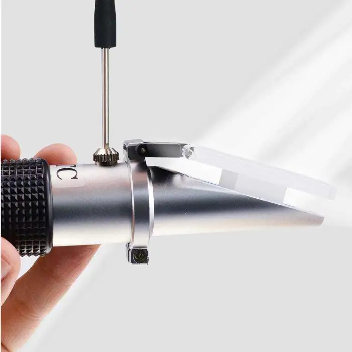 Honey Refractometer for Moisture Brix and Baume 3-in-1 Uses 58-90% Brix Scale Range Ideal for Honey