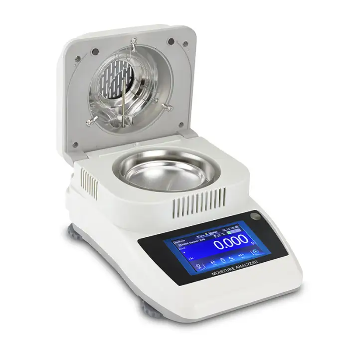 120g/10mg 5mg 1mg Touch Screen Halogen Moisture Analyzer Meter for Paper Grain Food Corn Moisture Analyzer for Lab Equipment