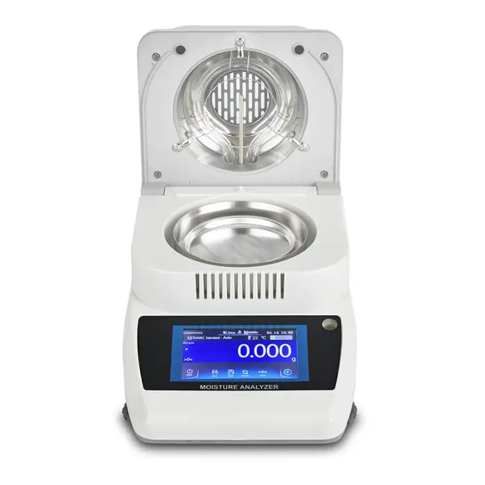 120g/10mg 5mg 1mg Touch Screen Halogen Moisture Analyzer Meter for Paper Grain Food Corn Moisture Analyzer for Lab Equipment