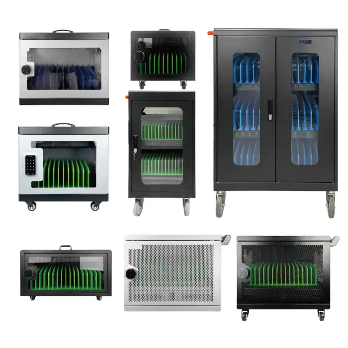 Laptop Chromebook Storage Cabinet Educational Equipment Charging Cart 30 Devices