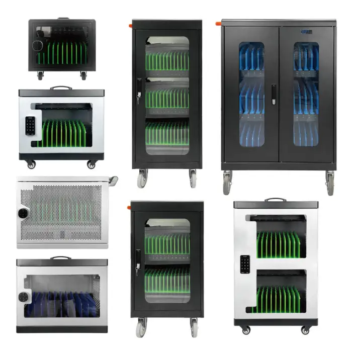 Laptop Chromebook Storage Cabinet Educational Equipment Charging Cart 30 Devices