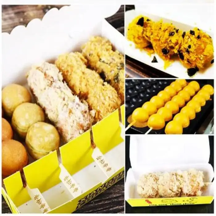 Street Food Baking Equipment Commercial Takoyaki Waffle Maker Skewer Waffle Making Machine for Small Business Ideas