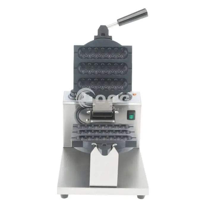 Nonstick Changeable Plate Electric Hotdog Waffle on a Stick Machine 110V 220V Commercial Dog Waffle Maker for Small Business
