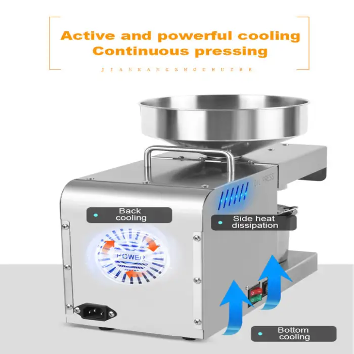 Home Oil Extraction Machine Commercial Seed Cold Oil Press Machine Olive for Small Business Motor Product