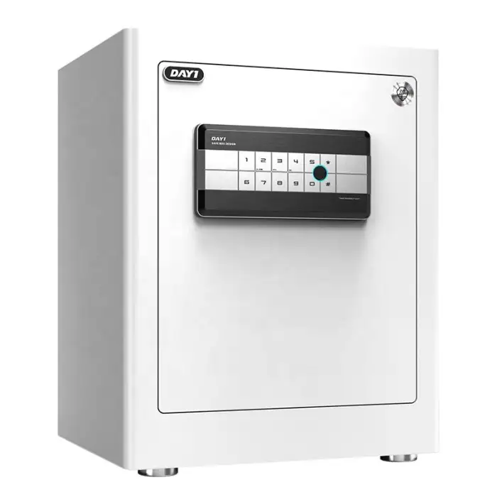 Solid Steel Anti-Theft Fingerprint Safe Box with Digital Electronic Lock and for Office Home Hotel Business