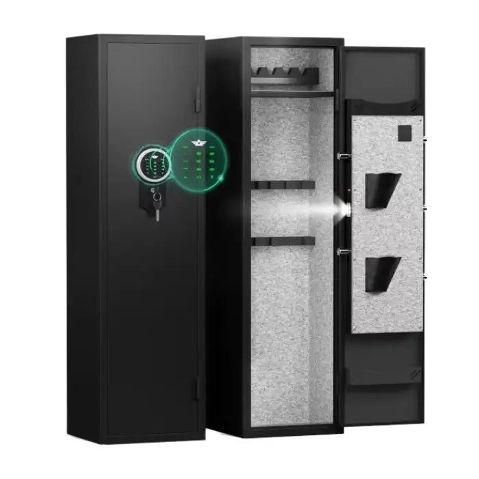 Large Space Adjustable Anti-Theft Electronic Digital Cold Rolled Steel Safe Storage Cabinet for Home Home Gun Storage