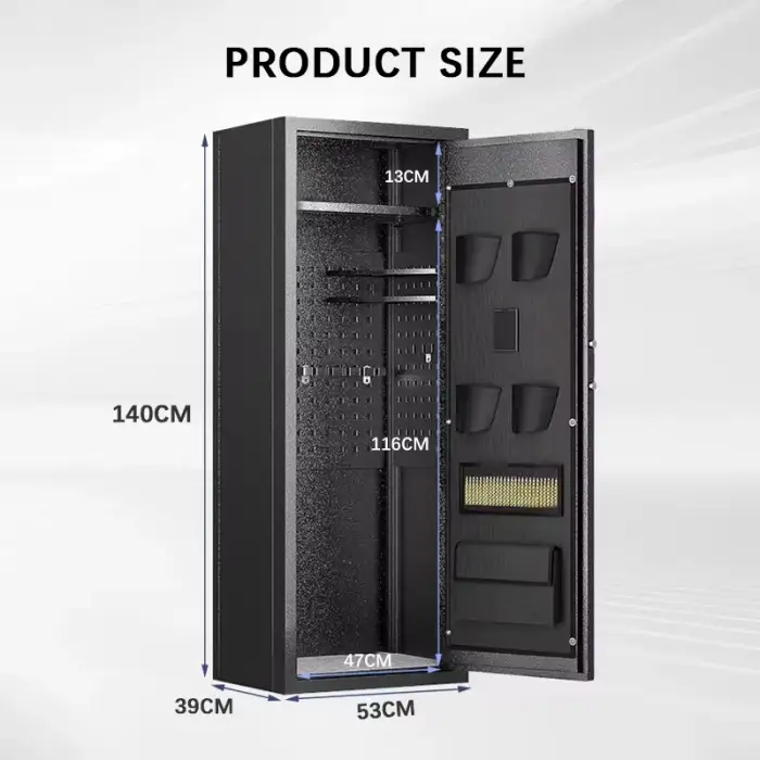 XBT-2025 Home Gun Safe Large Steel Storage Box with Electronic Digital and Key Lock