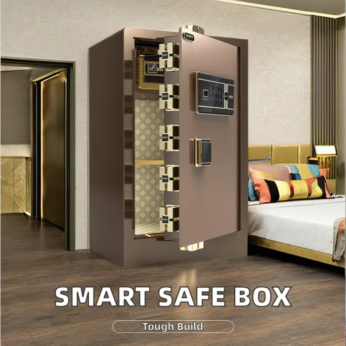 Tengle Small Home & Hotel Digital Smart Code Steel Electronic Security Cabinet Electronic Lock Cash Storage Box (450x380x310mm)