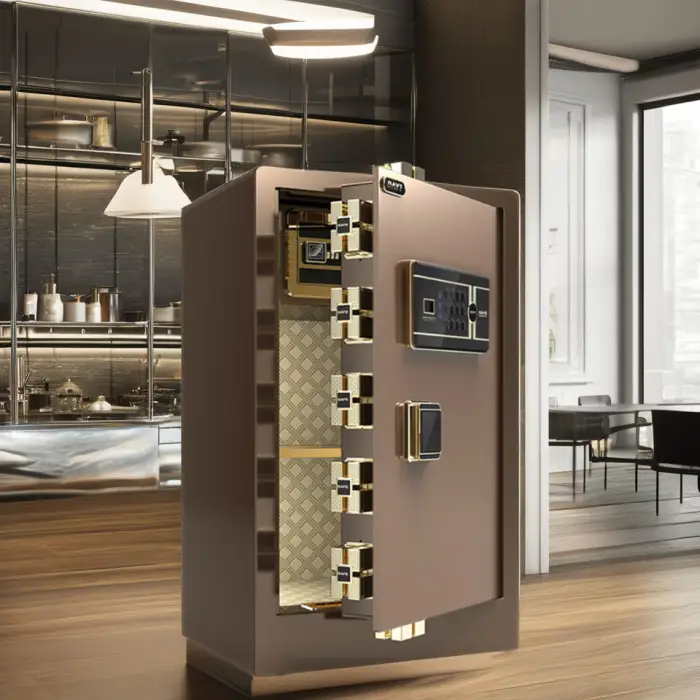 Tengle Small Home & Hotel Digital Smart Code Steel Electronic Security Cabinet Electronic Lock Cash Storage Box (450x380x310mm)