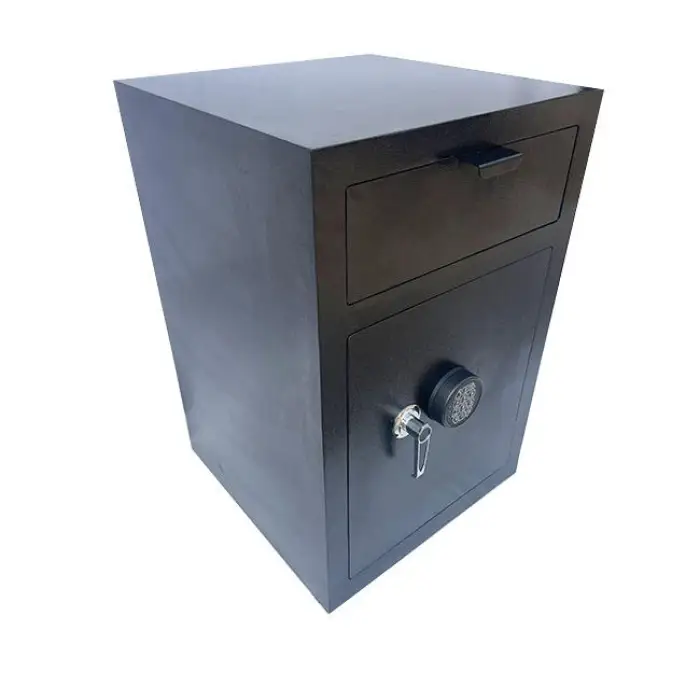 SAFE BOX CS19: Supermarket Cash Register Coin Safe, Flip Bucket Password Cabinet, Express Logistics Collection Safe