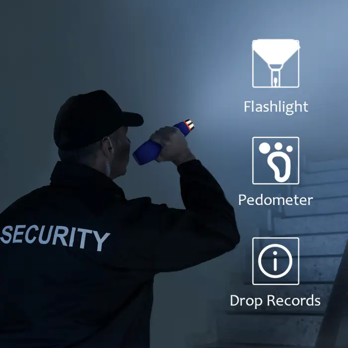 JWM High Waterproofing Long Battery Life Guard Tour Patrol Security