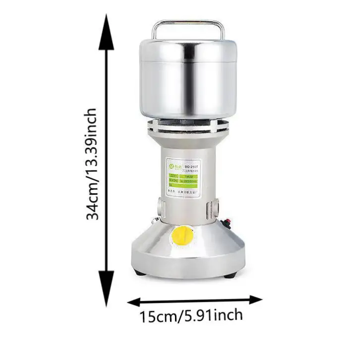 250g Capacity Kitchen Industrial Home Use Spice Mixer Grinder Machine for Small Business