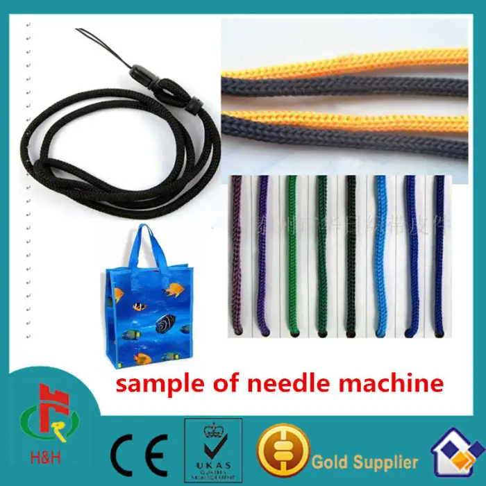 Single Head 4 Needles Cord Knitting Machine for Different Ropes and Core Cords