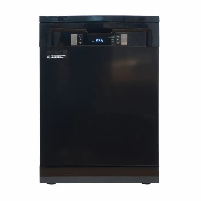 Automatic 60cm Freestanding Dishwasher with 6 Wash Programs Electric Stainless Steel Kitchen Appliance for Home Use