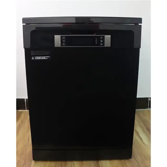 Automatic 60cm Freestanding Dishwasher with 6 Wash Programs Electric Stainless Steel Kitchen Appliance for Home Use