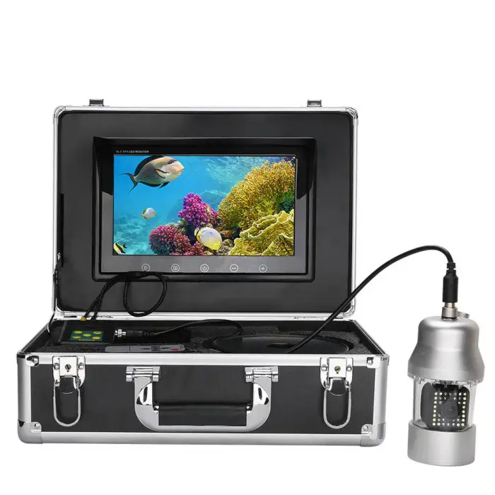 9 Inch 20m IP68 Waterproof Underwater Fishing Video Camera with 360 Degree Rotating Camera for Ice Fishing