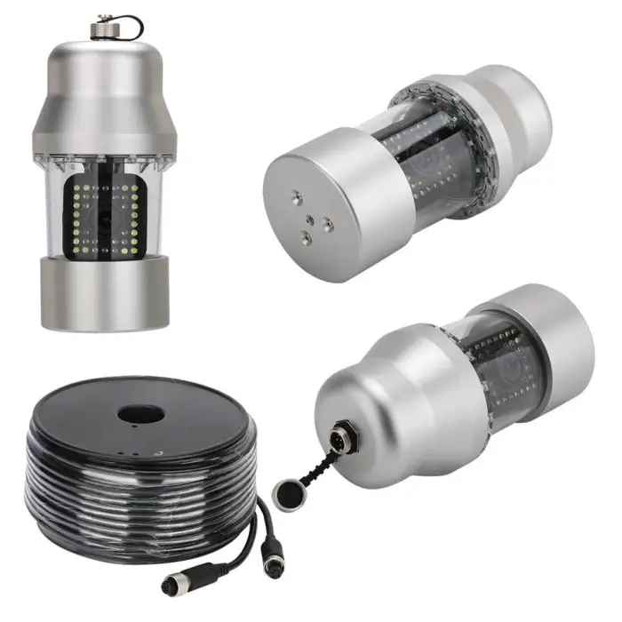 9 Inch 20m IP68 Waterproof Underwater Fishing Video Camera with 360 Degree Rotating Camera for Ice Fishing