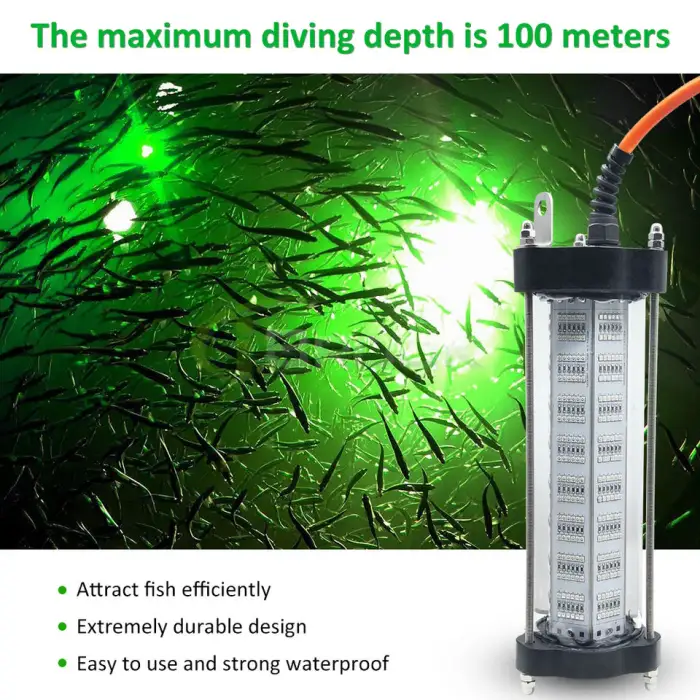 Underwater 500w Night Fishing Light for Use It in Fishing Farms (steel Cages) Inside the Open Sea Squid Fishing Light