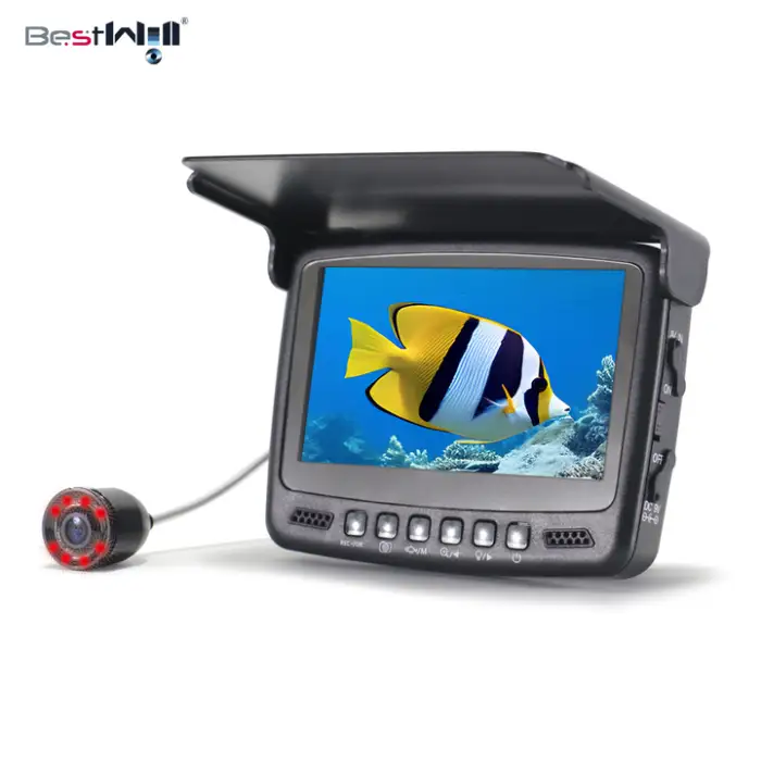 15M Underwater Fishing Camera 4.3'' LCD Ice Lake Sea Boat Kayak Fishing Tool Kits Underwater Angling Camera