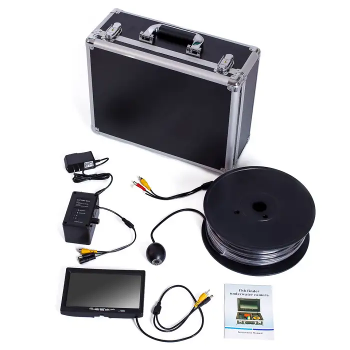 7" HD Color TFT LCD Monitor 100m Fish Finder Long Range Underwater Fishing Camera, Deeper Fish Finder With 1000TVL
