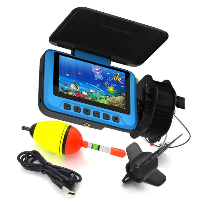 30m Underwater Fishing Video Camera Night Video Fishfinder Fishing Camera with Rechargeable Battery