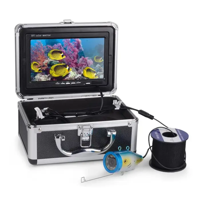 High Definition 7-Inch Fishing Underwater Camera 15 Meter Fish Finder Equipment with Clear Visual Monitoring