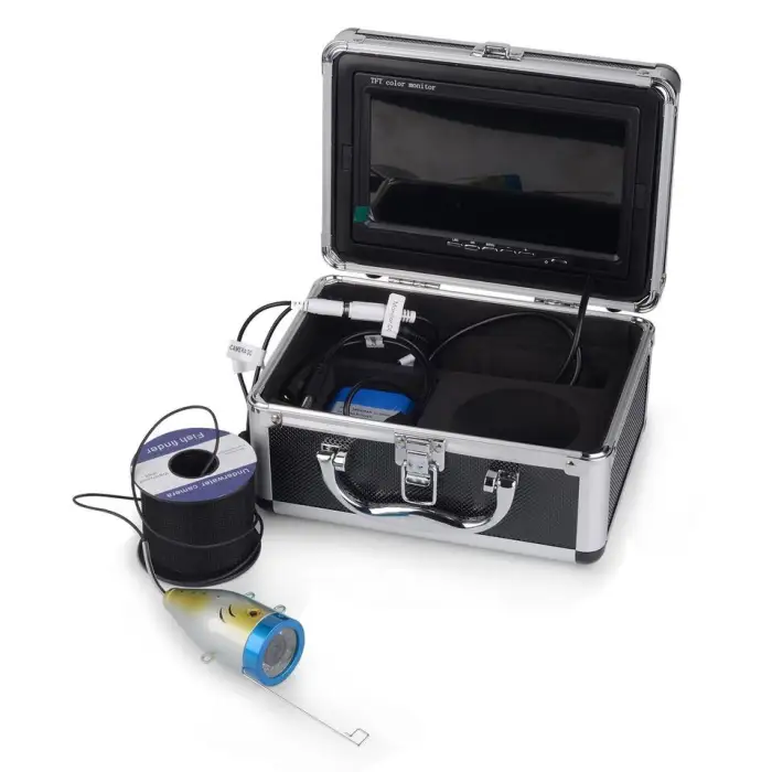 High Definition 7-Inch Fishing Underwater Camera 15 Meter Fish Finder Equipment with Clear Visual Monitoring