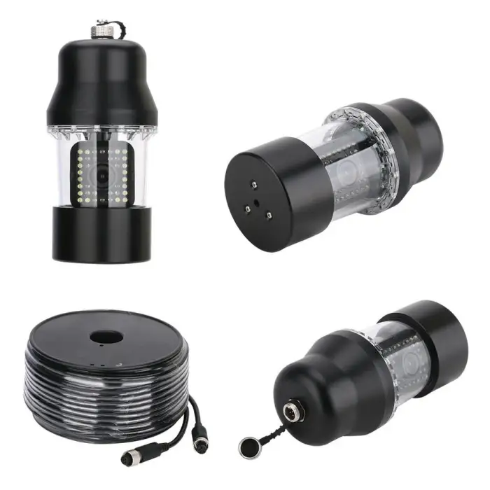 9 Inch DVR Recorder 100m Underwater Fishing Video Camera Fish Finder IP68 Waterproof 38 LEDs 360 Degree Rotating Camera