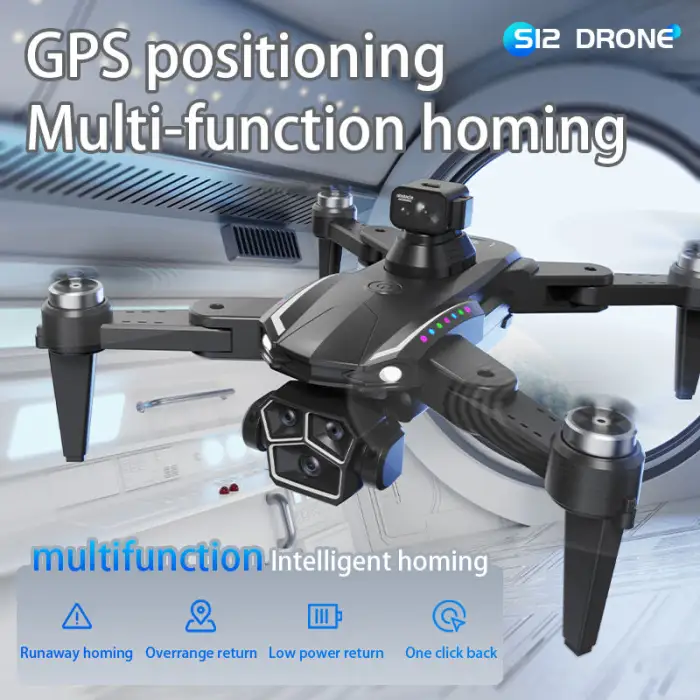 S12 Remote Controller Lightweight Intelligent Aerial Camera Foldable Drone Professional Camera Fishing Drones