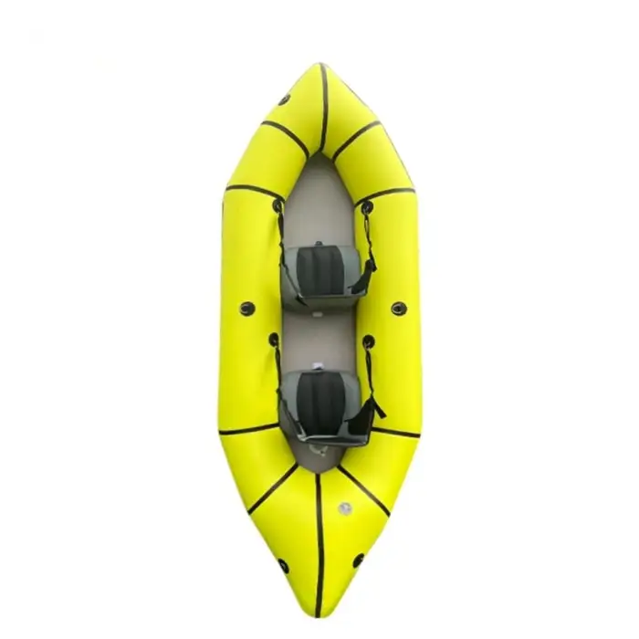 Colorful Pvc & Tpu Inflatable 2 Person 300cm Kayak with Drop Stitch Mat Boat Kayaks Sport Fishing