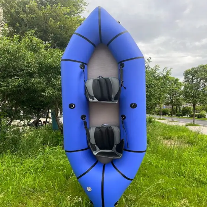 Colorful Pvc & Tpu Inflatable 2 Person 300cm Kayak with Drop Stitch Mat Boat Kayaks Sport Fishing