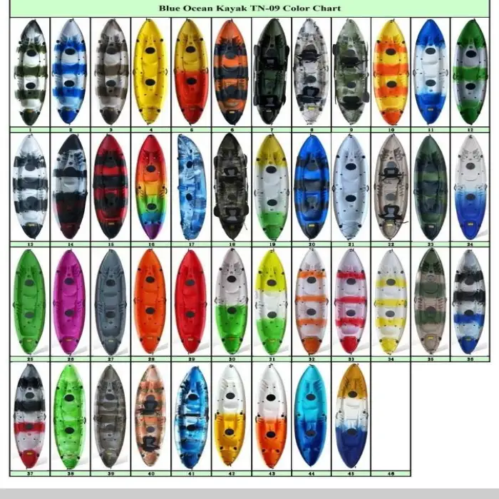 Double Seat Ocean Fishing Kayak High Quantity Sit on Top Sea Kayak