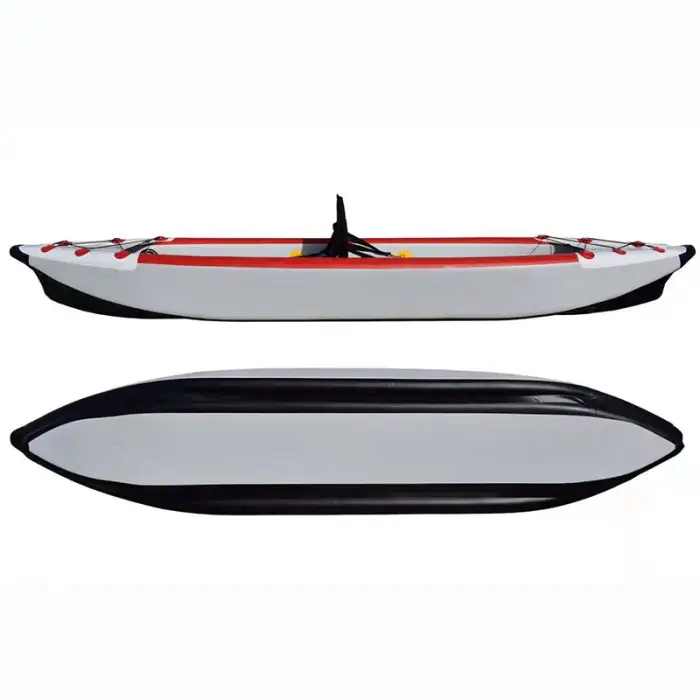 2024 Kayak Inflatable Kayak One Person Single Fishing Kayak Boat for Water Sports
