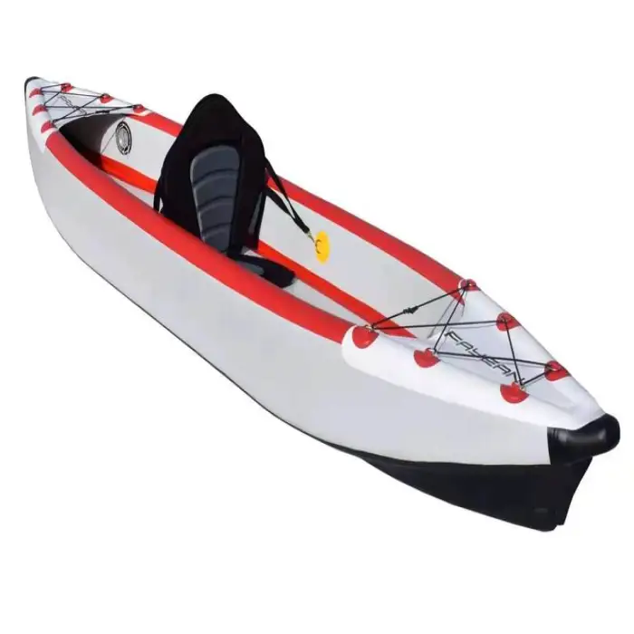 2024 Kayak Inflatable Kayak One Person Single Fishing Kayak Boat for Water Sports