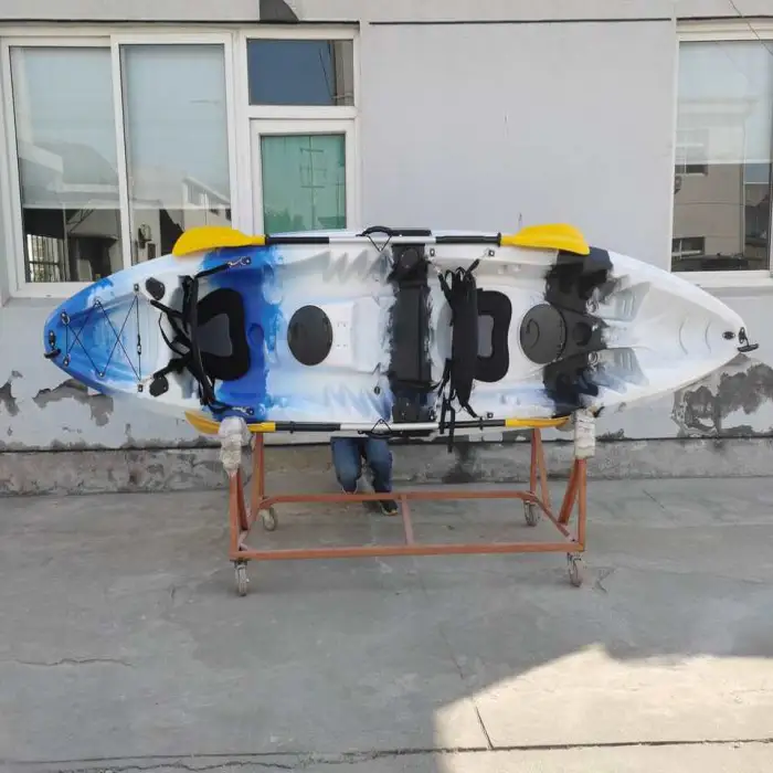 Tandem Kayak Fishing Kayak 2+1 Seats Double Sit on Top Kayak