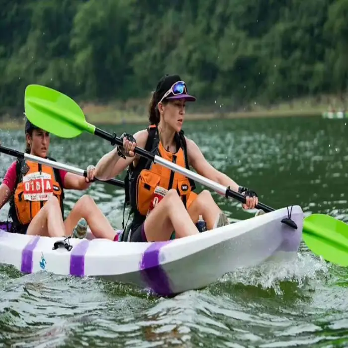 Tandem Kayak Fishing Kayak 2+1 Seats Double Sit on Top Kayak