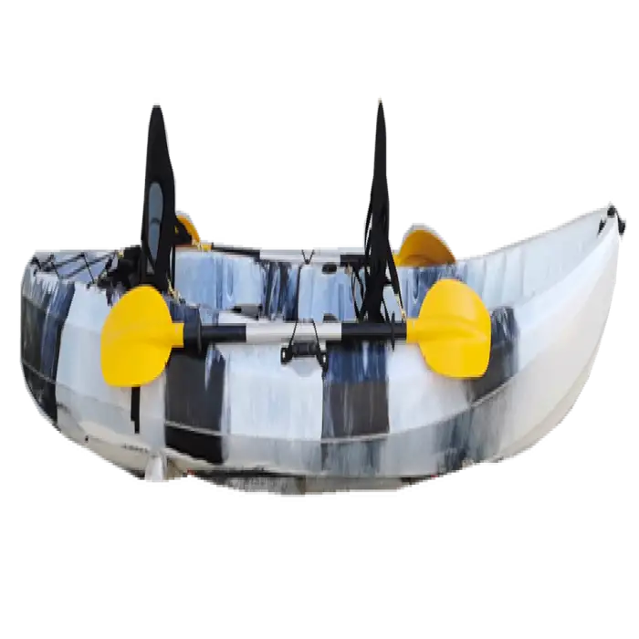 Tandem Kayak Fishing Kayak 2+1 Seats Double Sit on Top Kayak