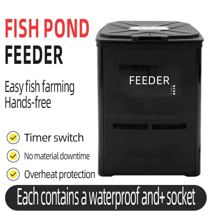 80kg 120kg Automatic Fish Feeder Directly Pond Farm Farming Aquaculture Feeding Machine