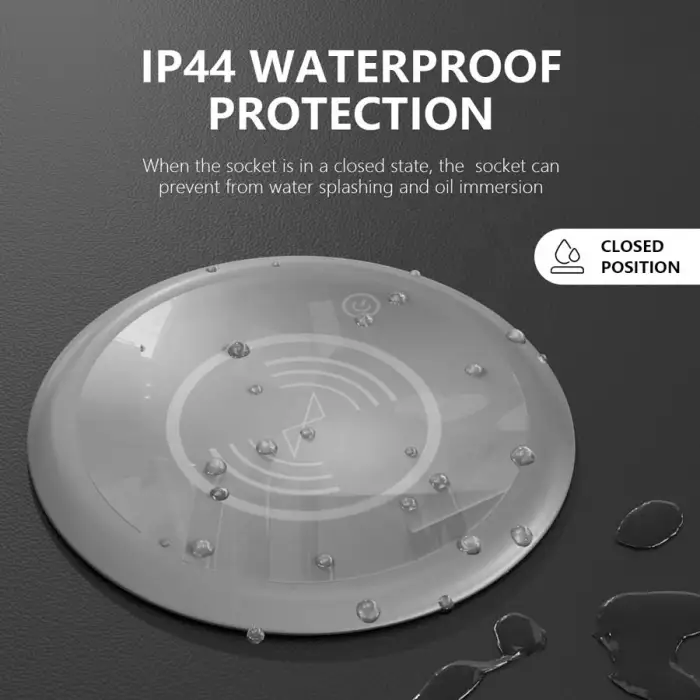 IP44 Motorized Pop-Up Table Socket Built in Kitchen Waterproof Hidden Power Outlet Tower