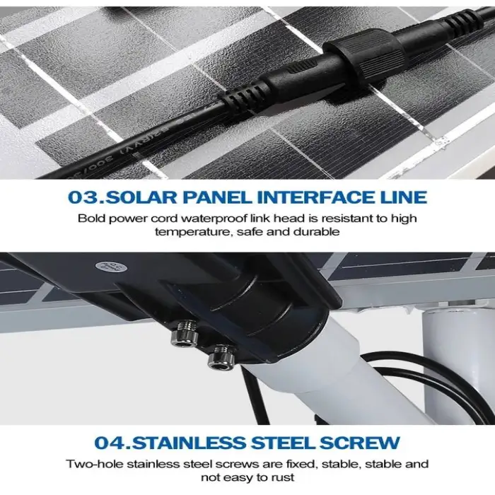 Outdoor Industrial Ip65 100w Split Solar Street Lighting Led